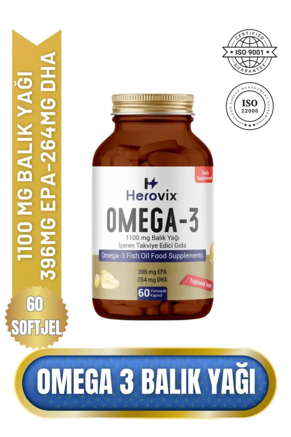 Herovix Omega 3 1100 Mg 60 Softjel