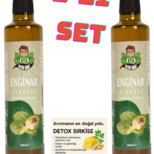 Doğal Enginar Sirkesi 2’li Paket (2 x 500 ml) – Katkısız Fermente
