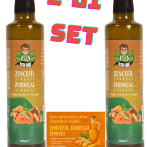Zencefil &Amp; Zerdeçal Doğal Fermente Sirke İkili Set – 2X500 Ml