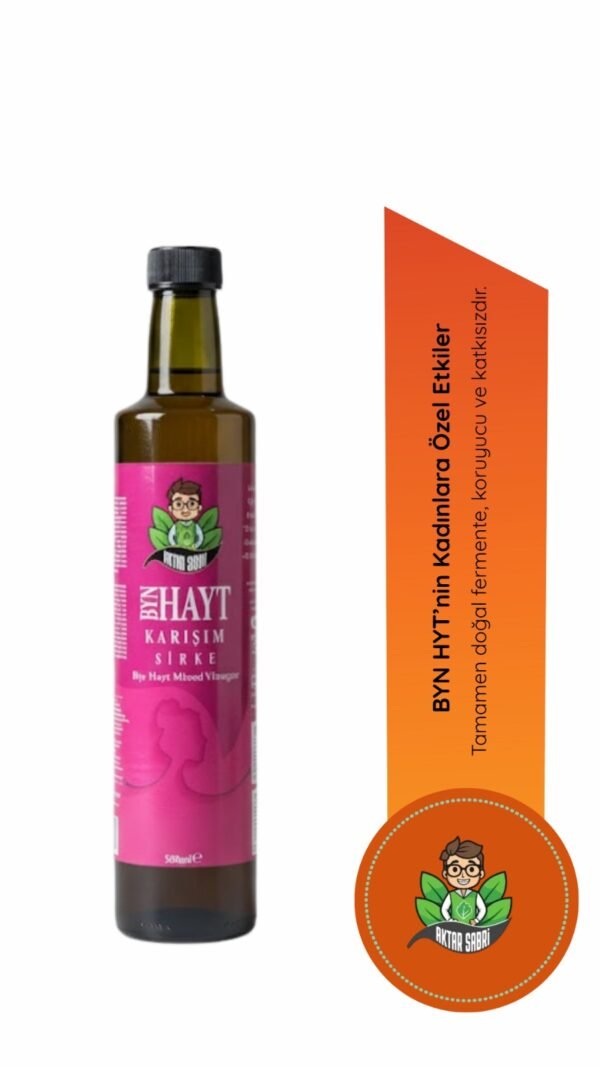 Sirke Byn Hyt  – Hayıt Otu, Aslan Pençesi Ve Civanperçemi Sirke Karışımı 500 Ml - Görsel 2