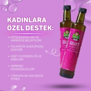 Sirke Byn Hyt  – Hayıt Otu, Aslan Pençesi Ve Civanperçemi Sirke Karışımı 500 Ml